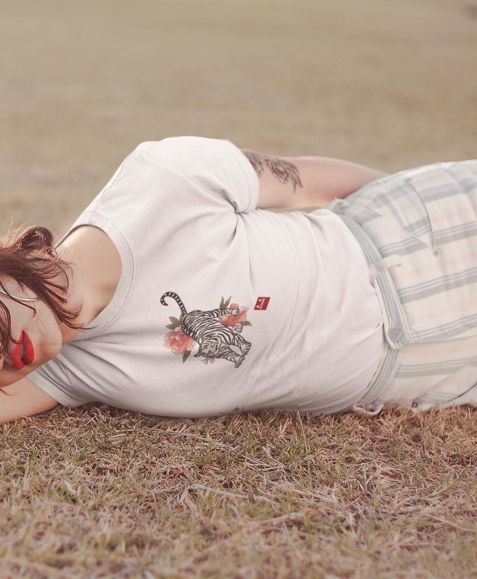Camiseta Kitsune 🐯 Tigre Tattoo