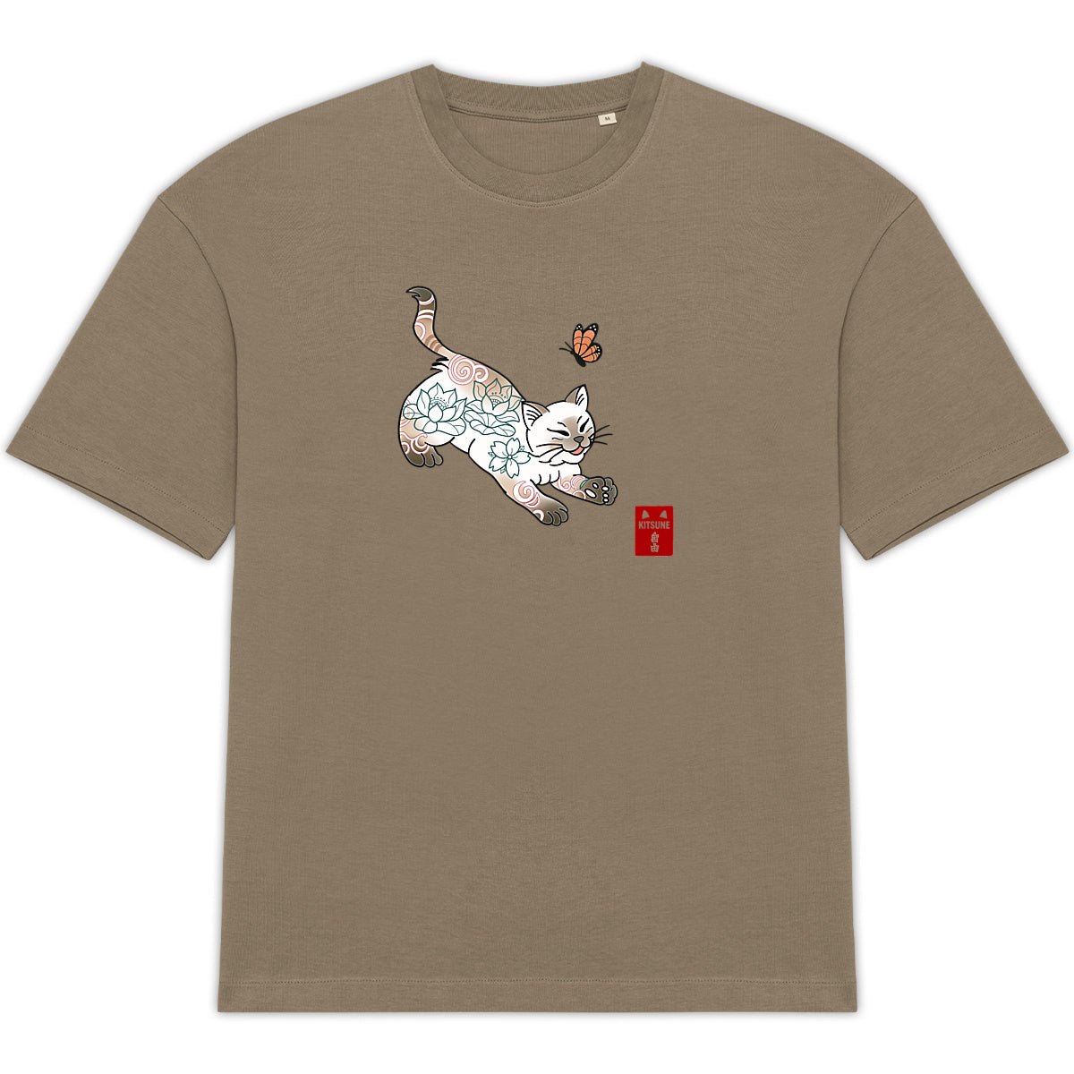 Gato Tatto. Camiseta Unisex Unisex. Eco. - frente_0