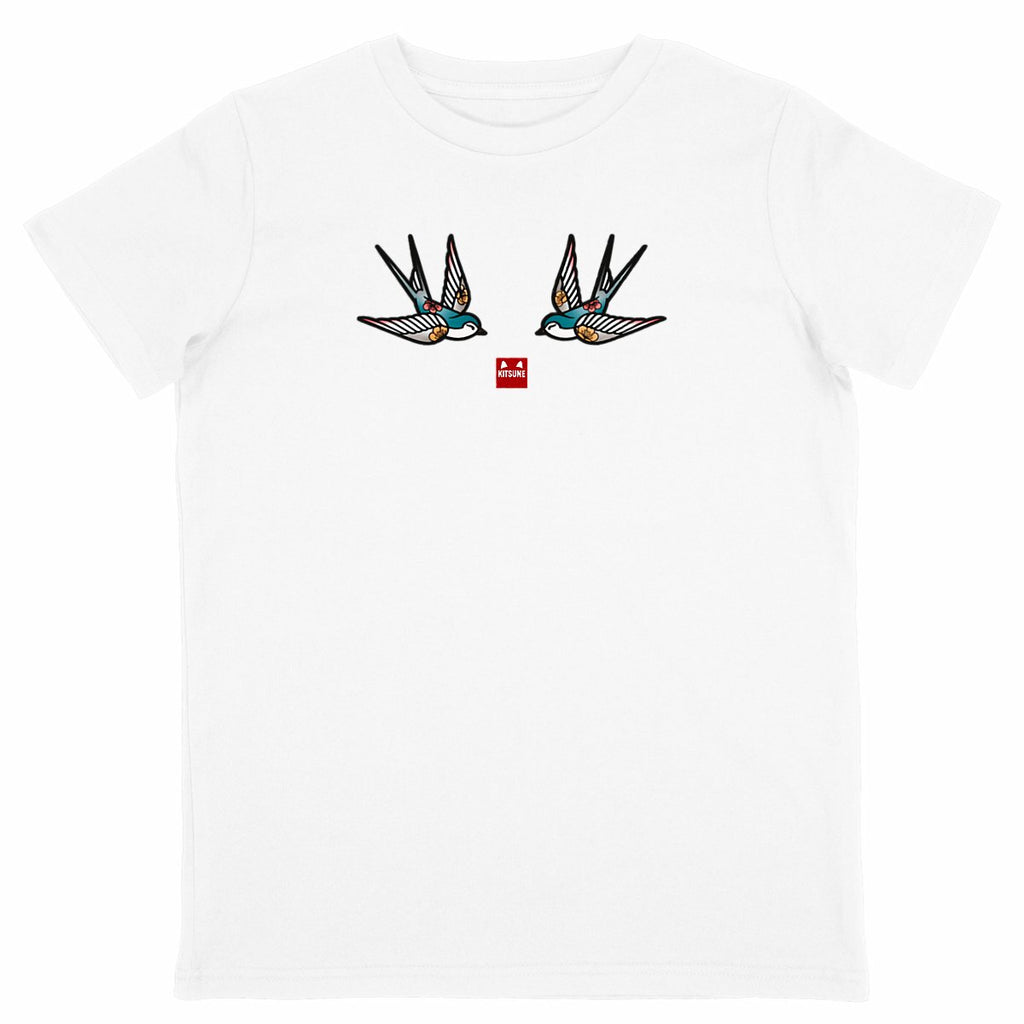 Camiseta Golondrinas niños - frente_blanco