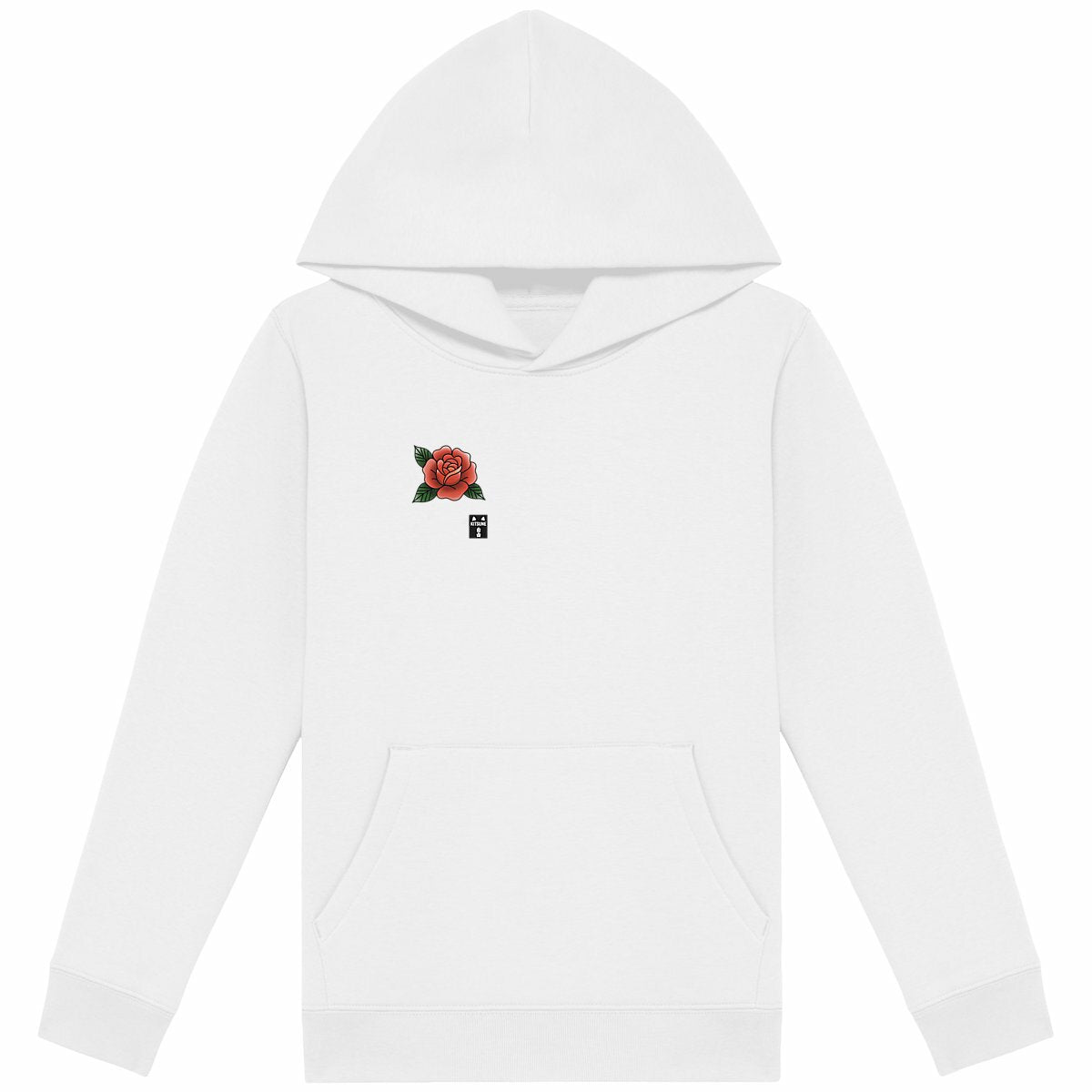 Sudadera kids Rosa - frente_blanco