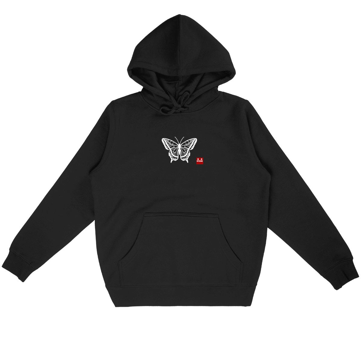 Sudadera Mariposa - frente_negro